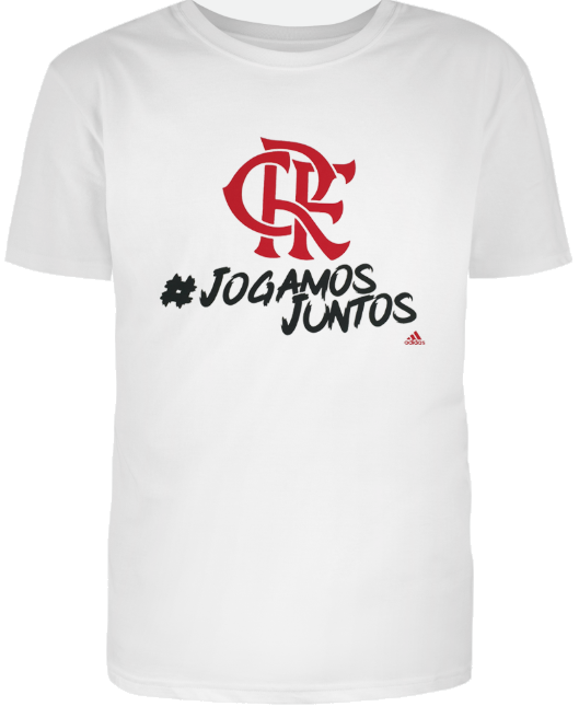 Camisa oficial Adidas Flamengo Jogamos Juntos